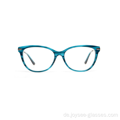 Neue Designhand Handwerk hochwertige Katzenaugenform Acetat Brillen
